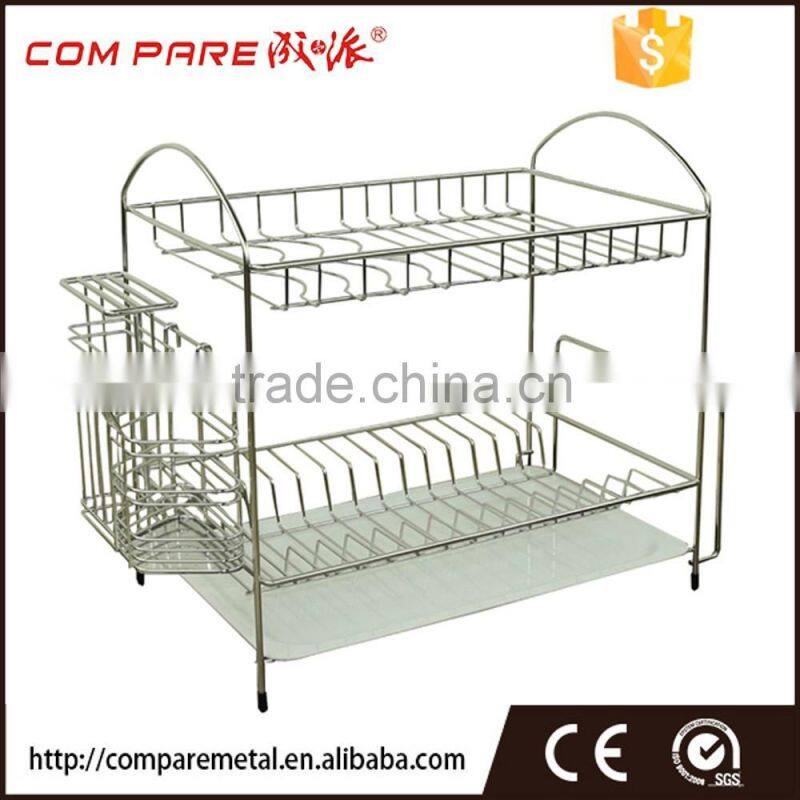 "X" Shape Dish Display Rack