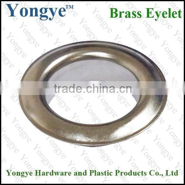 Custom logo metal brass Curtain ring eyelet for shoes leather