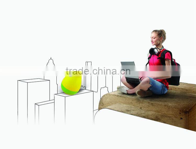 fresh lemon style NFC speakers green pattern wireless speakers phone sound