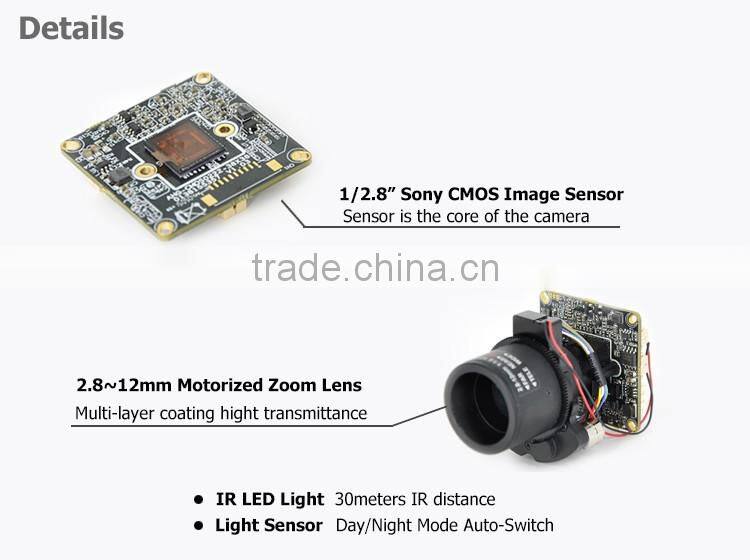 top 10 cctv camera factory china motorized zoom 2MP wifi wireless bullet camera