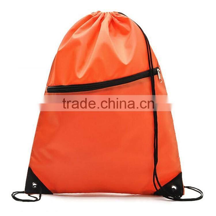 Customized material and printing drawstring backpack bag promotion bag
