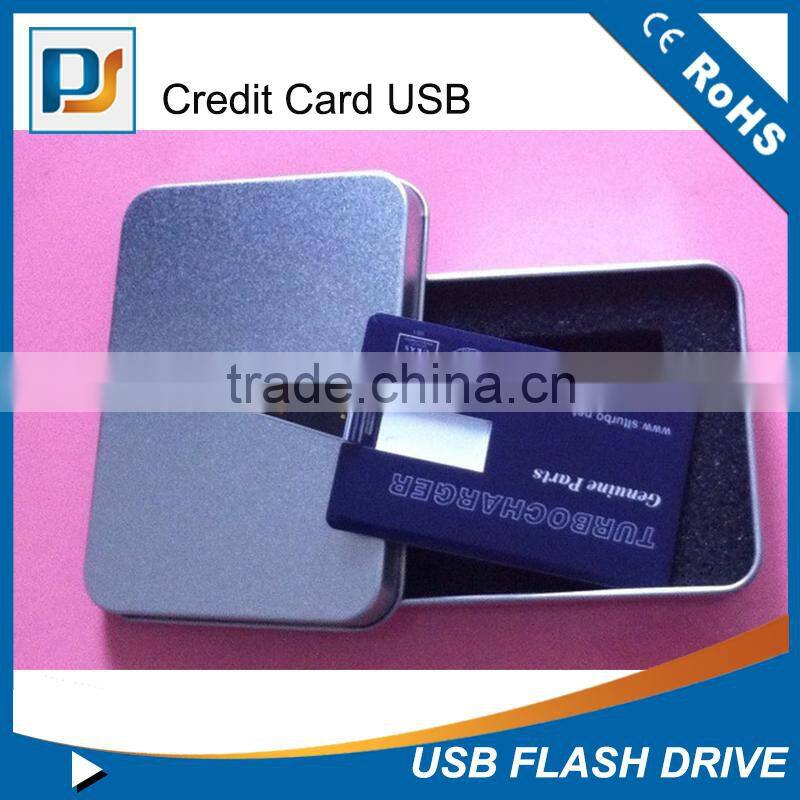 The Thinnest Credit Card Shaped Usb Flash Drive with flip chips