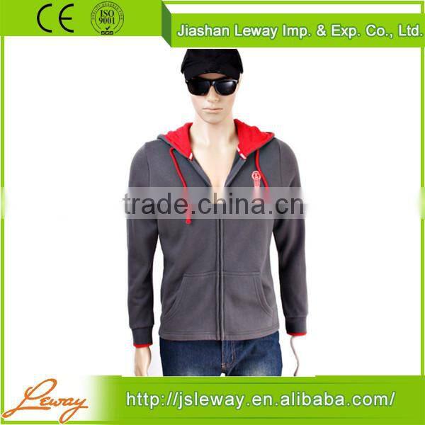 High quality hot sale men fancy sweatshirts with zipper