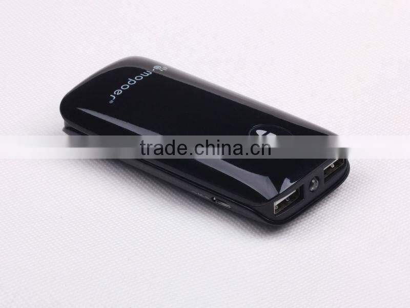 6000mAh colorful design portable power bank for samsung smartphone