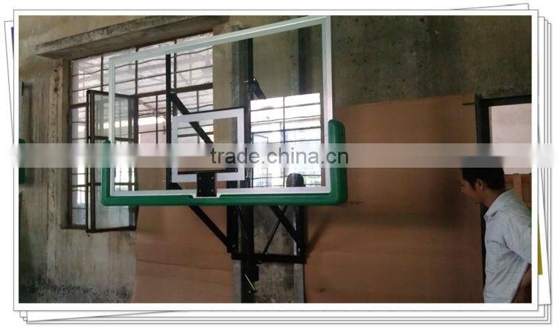 steel frame alumimum faces Tempered insulation glass basketball backboard