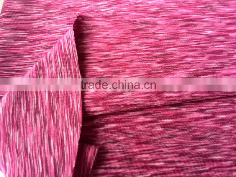 Segment Color colorful single jersey spandex fabric