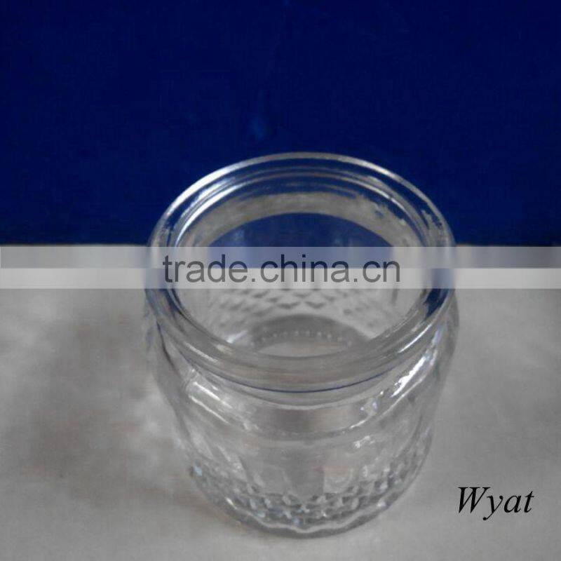 wholesale round glass candle holders 120ml 4oz for decoration SLJd146