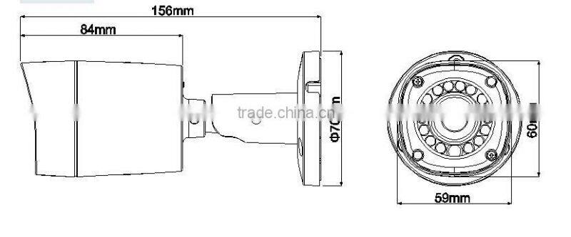 Dahua CCTV 720P megapixel ir dome IP Camera FCC,CE,ROHS Certification