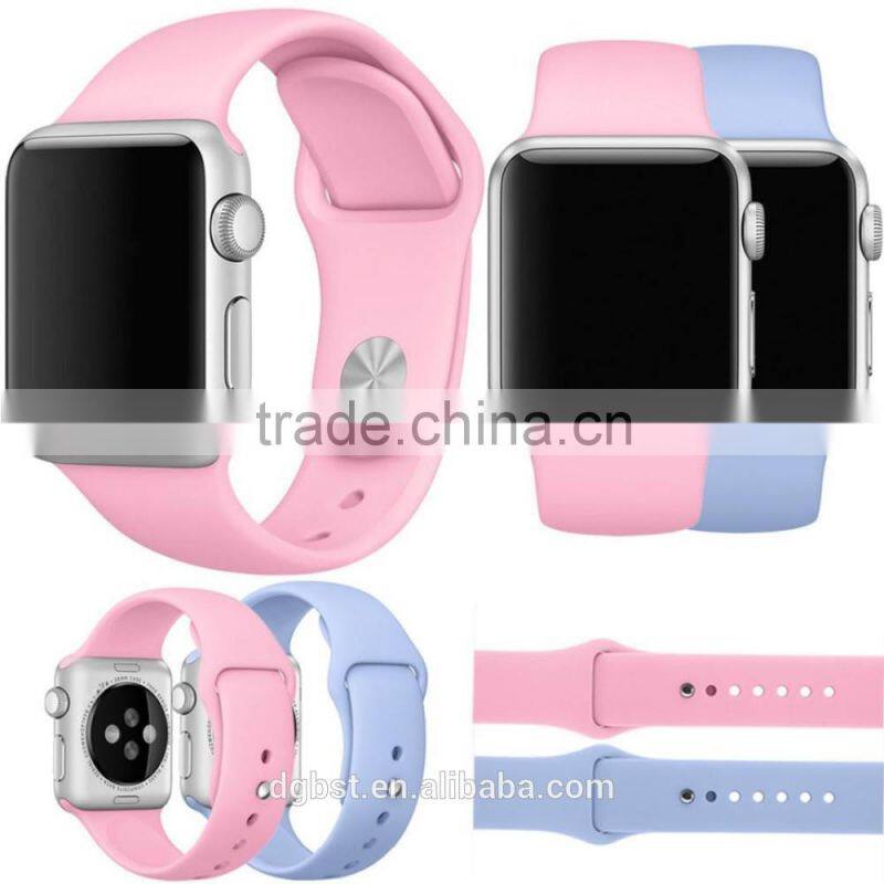 Popular silicone Watch Band Strap for apple watch , for apple watch band