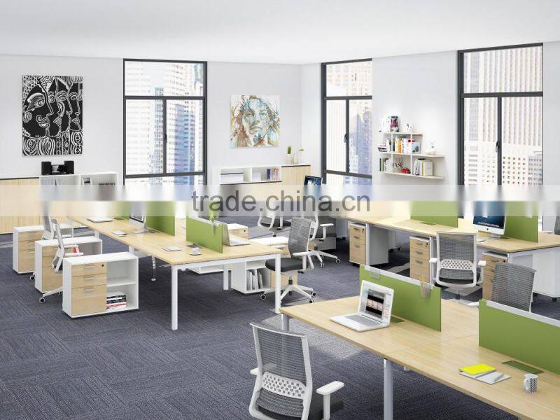 Office workstation partition desk-set with open cubicles furniture