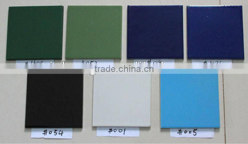 Light and cheap building material for swimming pool tile blue(100*100mm)