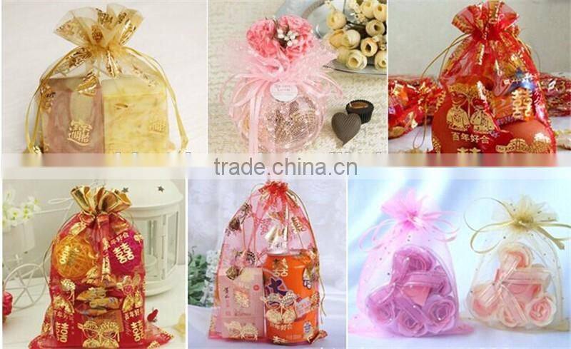 10x15cm purple 100 organza gift bags Wedding party Jewellery Storage Pouches