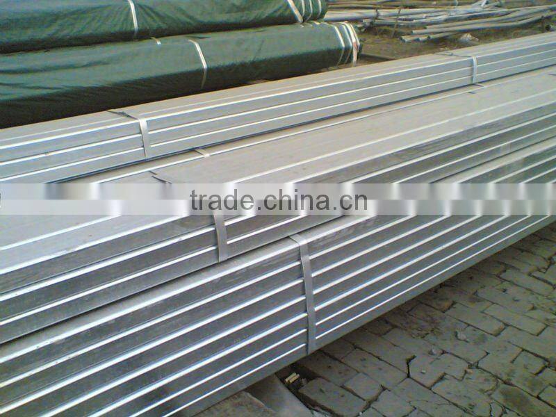 small size galvanised steel hollow section