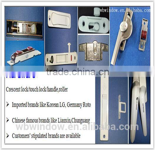 Export standard pvc sliding windows with German hardware