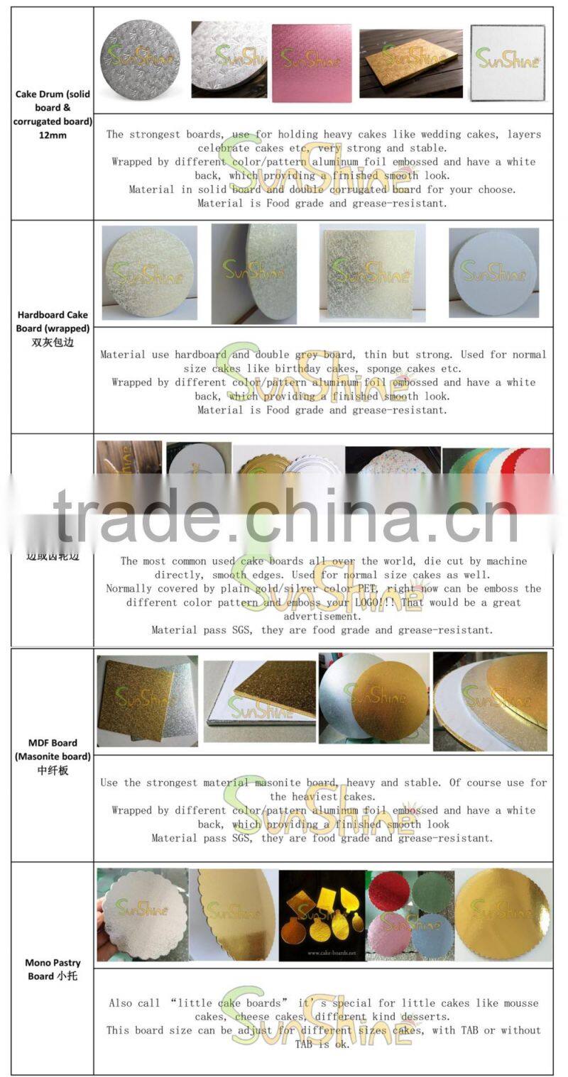 small order pastry cake boards,paper cups exporters in guangdong China Alibaba