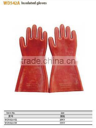 High quality Insualte Gloves; VDE Certificate; China Manufacturer;OEM service; AC 1000V; IEC