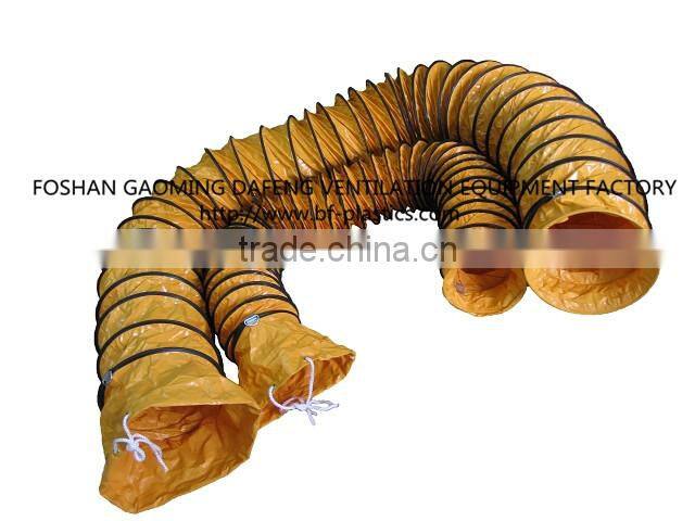 Fire resistant flexible ventilation fan duct