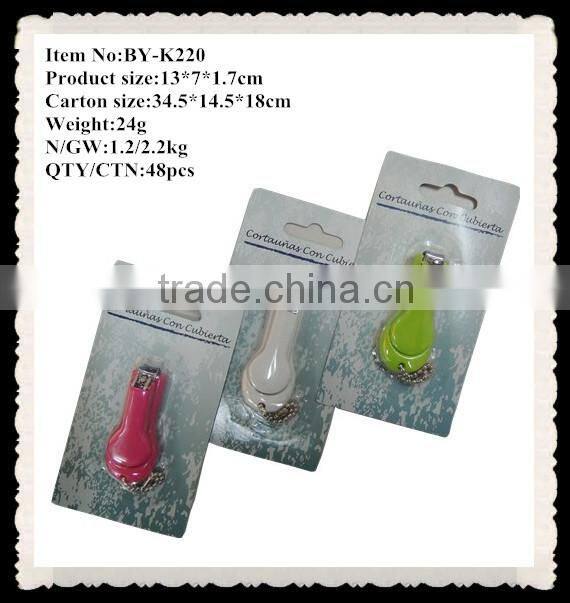 Baby Safe Colorful Nail Clipper Manicure Set Blister Card Set