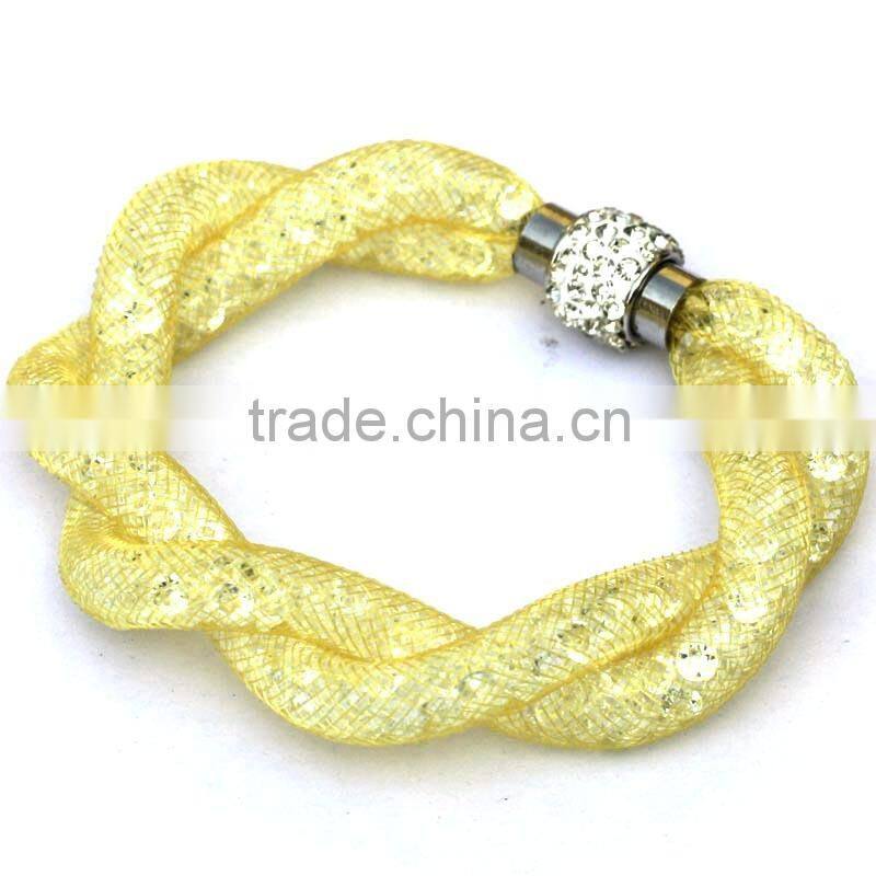 Crystal Beads Stardust Bracelet Slake Wrap Double Tour TENDANCE