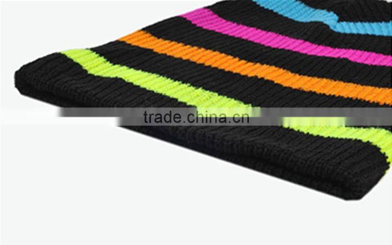 high quality colorful funny winter man and woman beanie hats