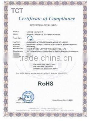 Bisu 220w led high bay light 5 years warranty Bridgelux led Mean Well driver high bay housing