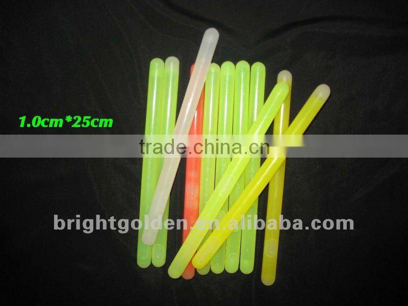 Colorful chemical 12" glow stick 15mm Dia China wholesale for party