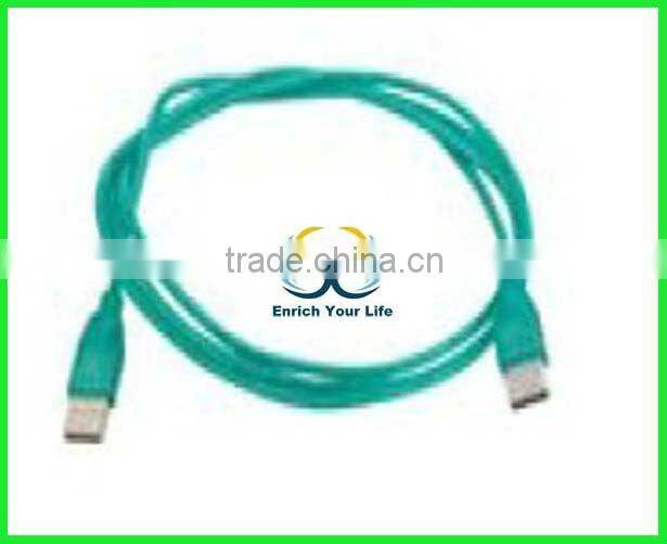 Blue USB Cable USB Am Transparent