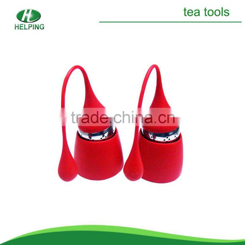 attactive price mini silicone tea bag tea strainer tea infuser