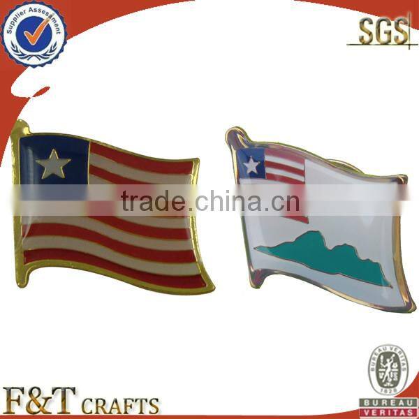 Nation Footable team badge flag pin