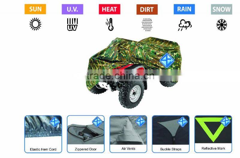2016 new black coating waterproof high quality ATV cover