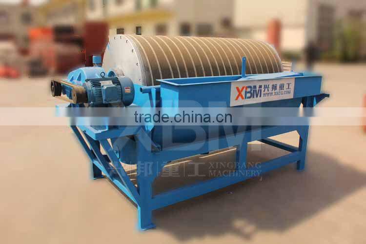 dry drum magnetic separator / iron ore beneficiation machine