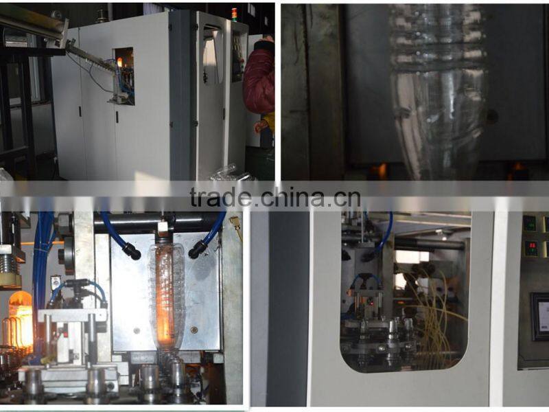 Automatic wide diameter bottle blow molding machine