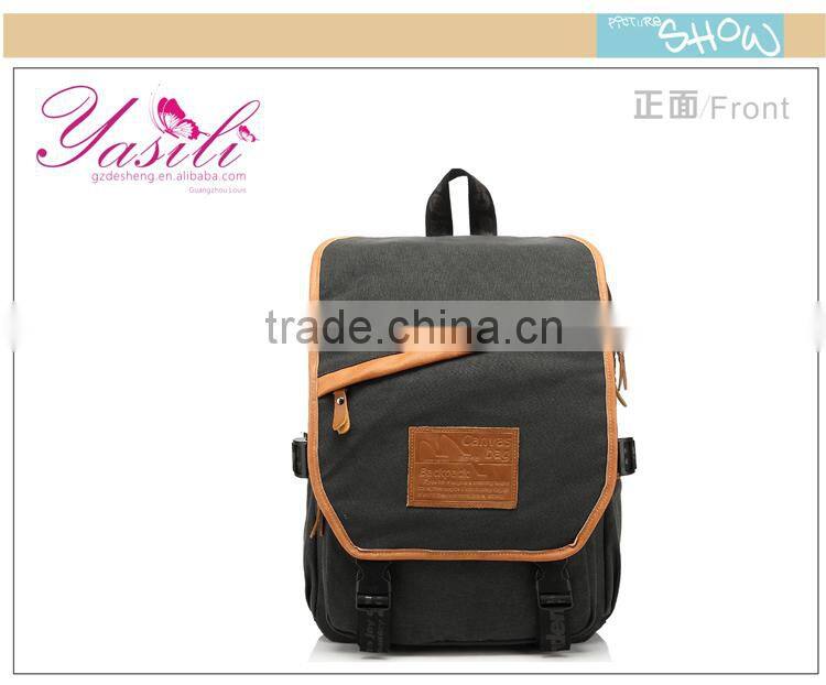 Guangzhou brand high-quality vintage canvas backpack