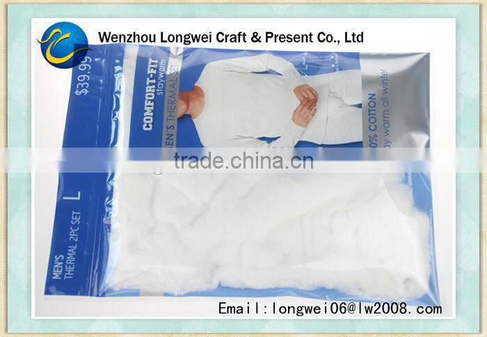cheap custom self adhesive opp bag/opp bag with header