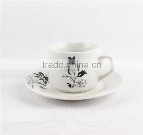Factory wholesale bone china cup and saucer flower pot cup and saucer