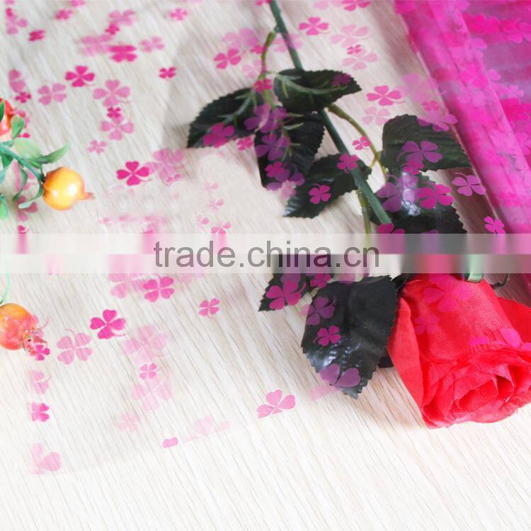 Printed bopp film/packing material waterproof wrapping paper for flower