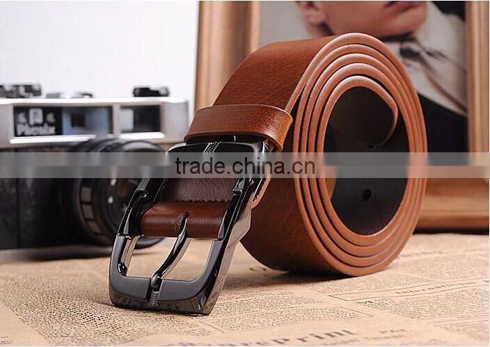 2016 hot mens designer belts for men brand leather belt pin buckle black business trouser strap pants band ceinture