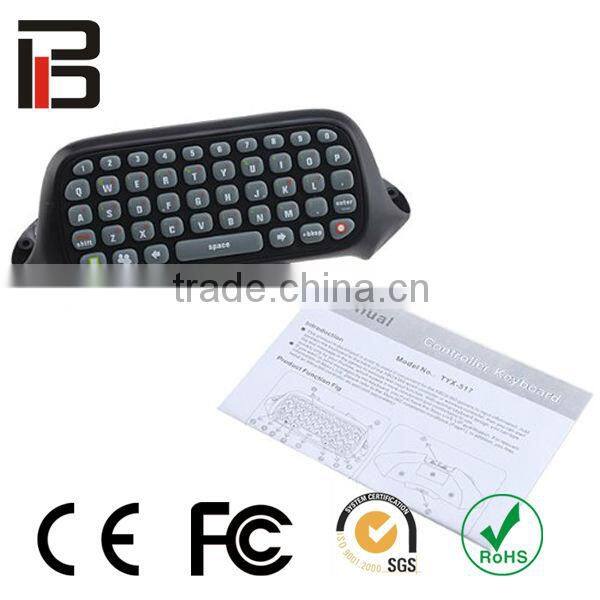 Manufacture in sz for xbox360 wireless controller chatpad