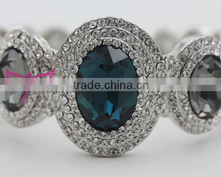 Easam Latest Wholesale Price Alloy crystal infinity bracelet