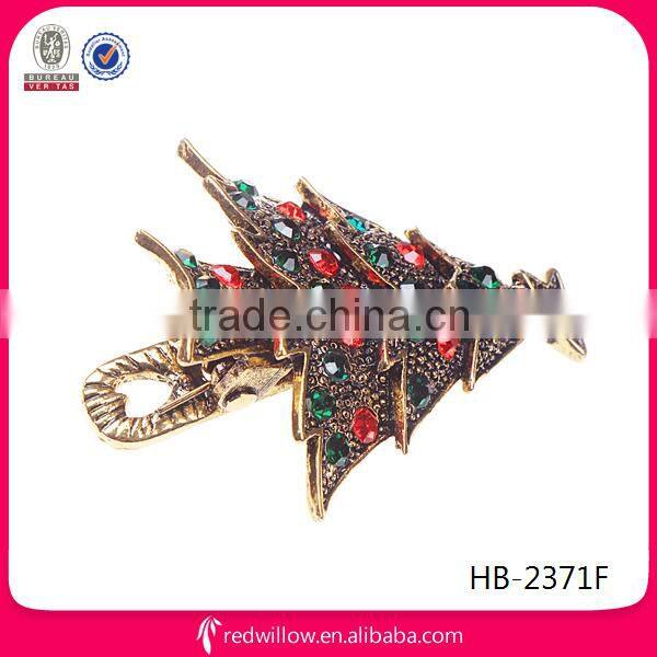 Hot sale new style colorful rhinestone hair clips for teen girls