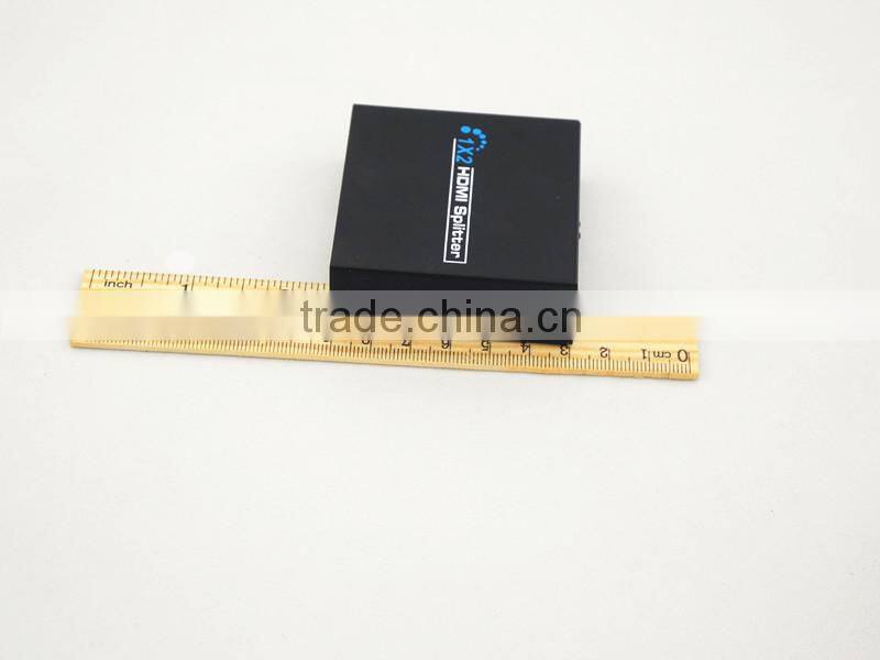 HDMI Splitter 3D 1 Input 2 Output Amplifier Switch Box Hub 1x2 HDTV 1080p 3D