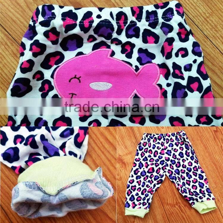 Salable100% cotton new pattern baby leggings