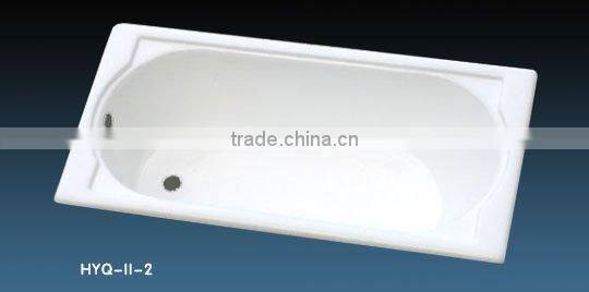 supply drop- in cast iron enamel bathtub