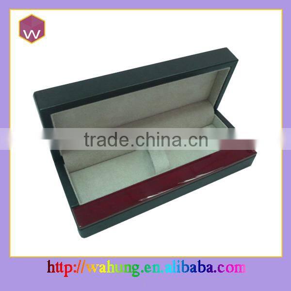 Quality Leather Pen Gift Box / Cheap PU Single Writing Pen Storage Box
