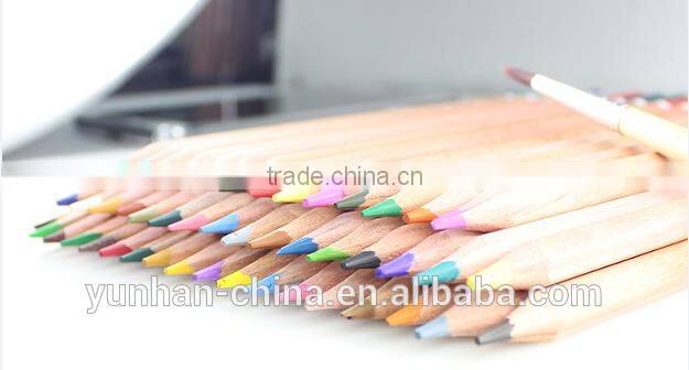 wooden natural multi watercolor pencil