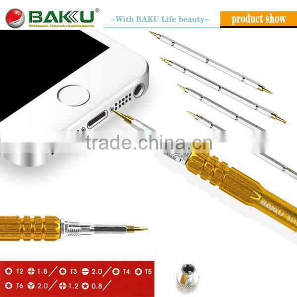 BAKU Hot Sell 5 In 1 The Double Headed Precision Screwdriver Set