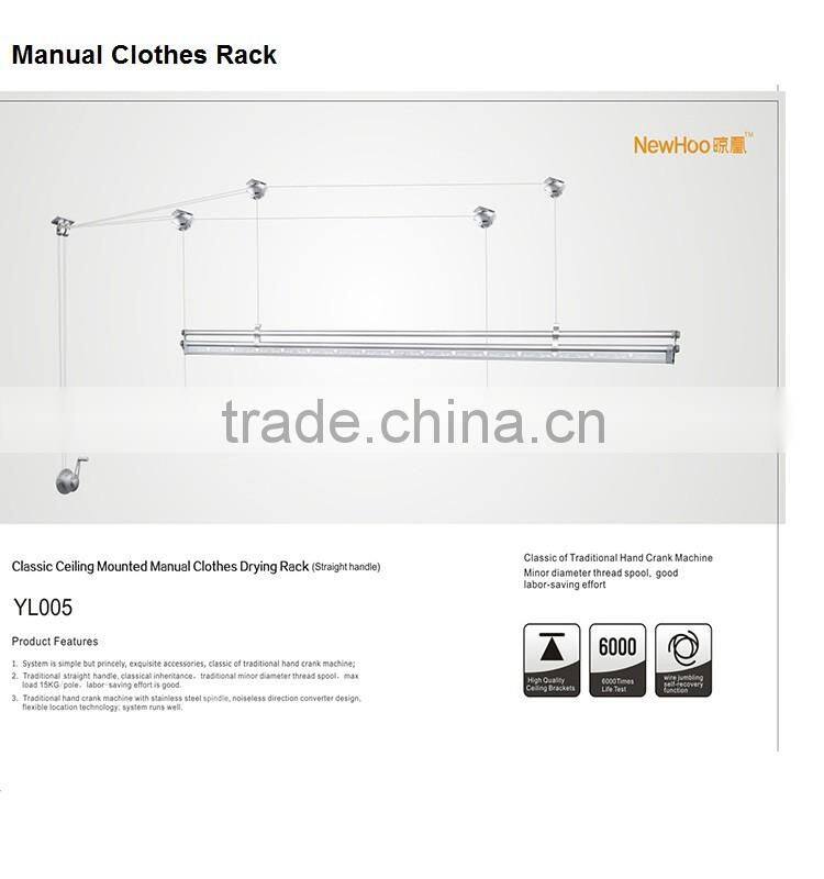Durable Aluminum Outdoor Telescopic Clothes Drying Rack