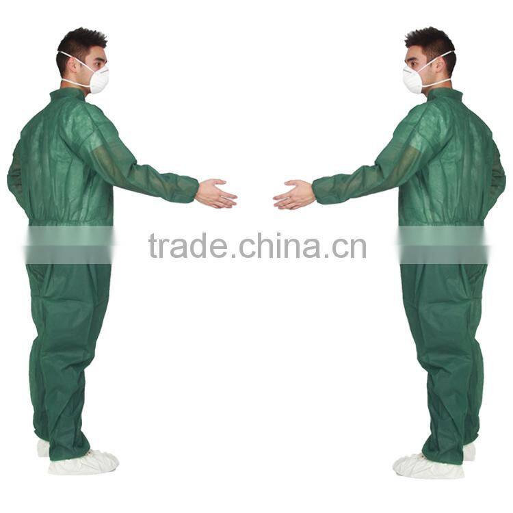 High quality Type 4/5/6 high quality 55g Non-woven protective reflective safety coverall