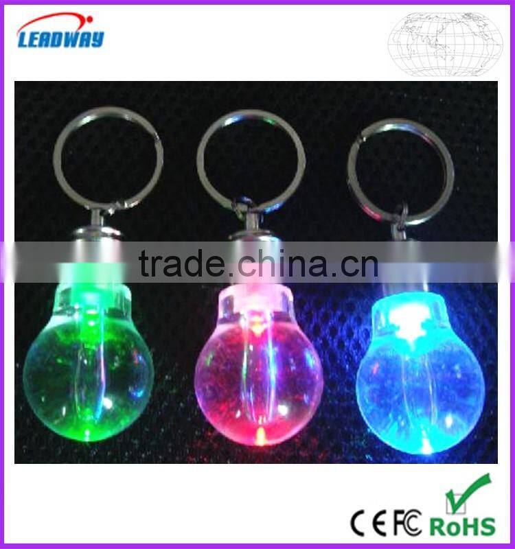 Fascinating LED acrylic light bulb shape USB flash drive 8gb pen drive