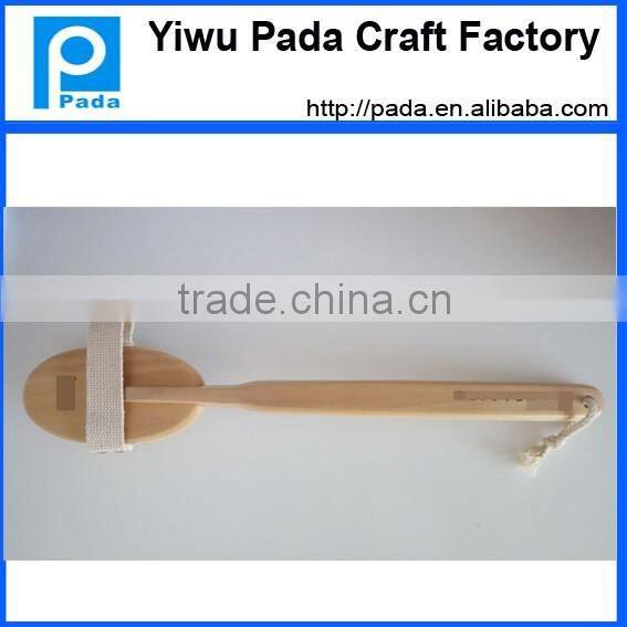 Natural Dry Body Brush & Brush for Dry Brushing with Long Detachable Handle and Boar Bristles - Exfoliate Skin